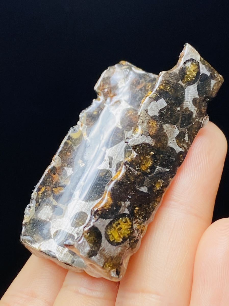 パラサイト隕石 54 5g メテオライト セリコ隕石 隕石 石鉄隕石 メテオ 