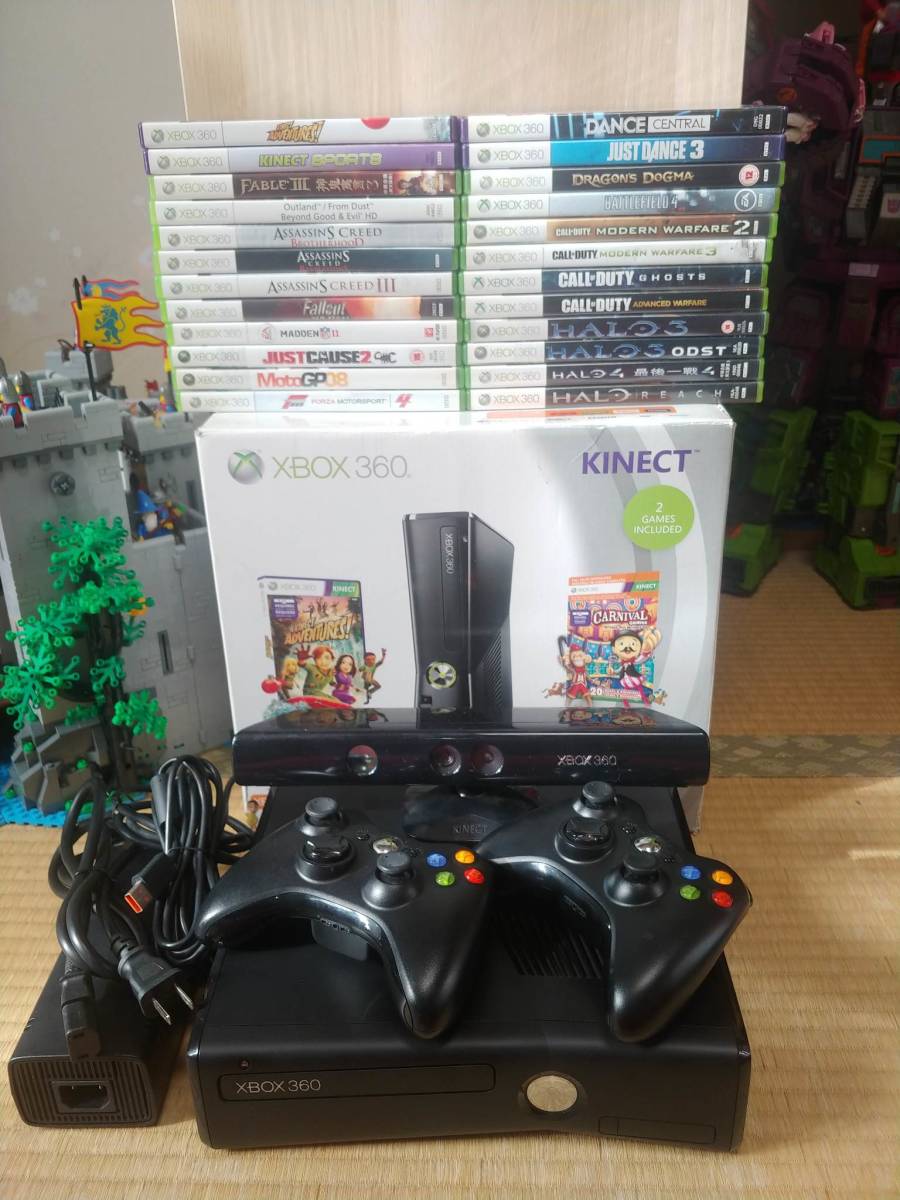 数々のアワードを受賞】 海外版 Xbox 360 Slim 250GB + 海外版 24