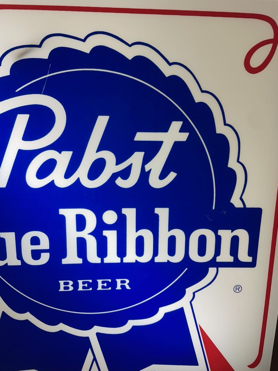 レア】Pabst Blue Ribbon ネオンサイン ライト 看板 パブストブルー
