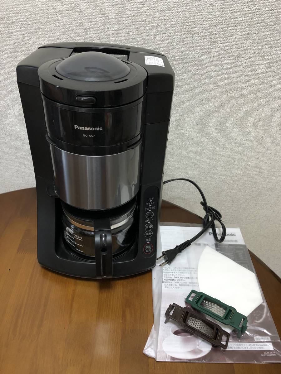 ヤフオク! - Panasonic パナソニック コーヒーメーカー NC-A57-K