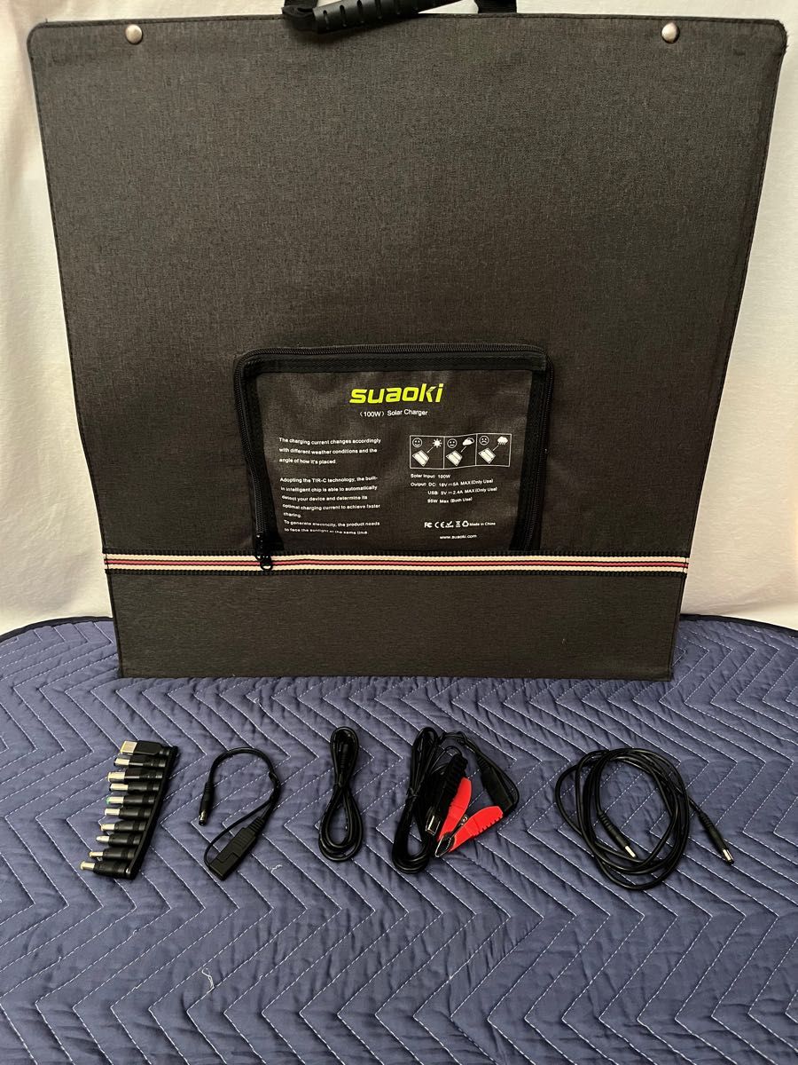 動作確認済】ソーラーパネル100w【suaoki】 | noonanwaste.com