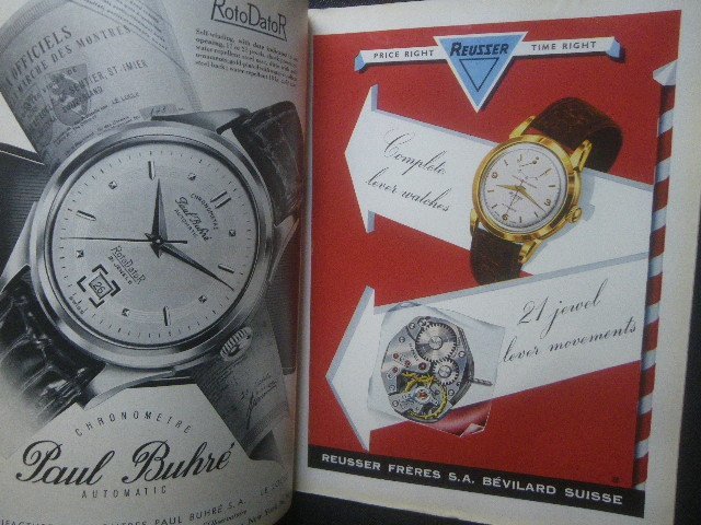 1954年 スイス高級腕時計 Journal Suisse d'Horlogerie 時計製造 シーマ CYMA/アンティークKunsthistorischesMuseum/オーデマ・ピゲ/オメガの画像2