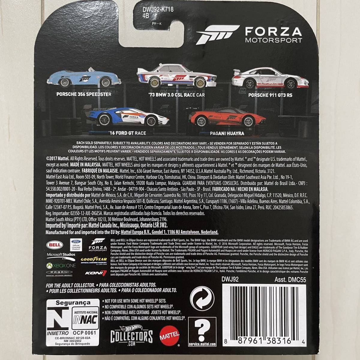 ★レトロエンターテイメント★ 16 Ford GT Race Forza フォードGT フォルツァ ホットウィール ミニカー_画像6