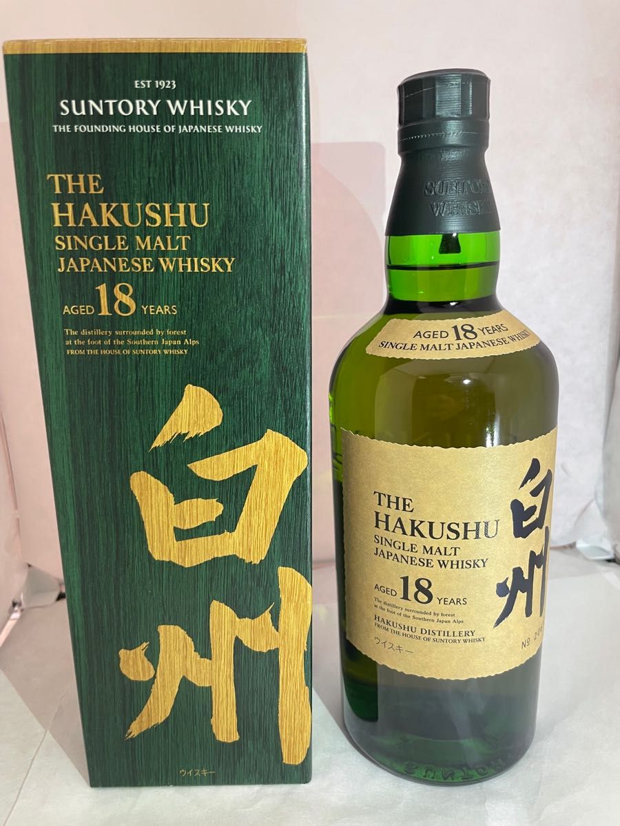サントリーウイスキーシングルモルト 白州18年正規品 酒