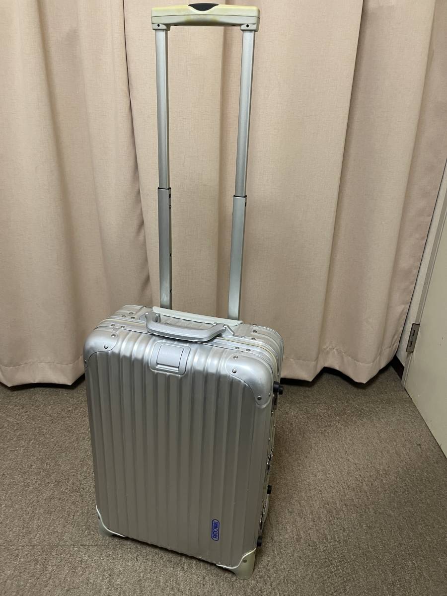 独製リモワ RIMOWA★トパーズ アルミ、シルバー機内持込可スーツケース 929.52.00805960 2輪 32L_画像1