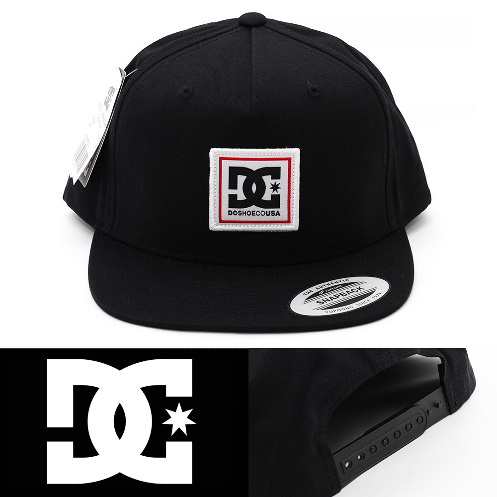 キャップ 帽子 メンズ 平ツバ DC Shoes VC Vest Up Trucker Hat ブラック 37URD-01 スナップバック USA スケートボード_DC Shoes VC Vest Up