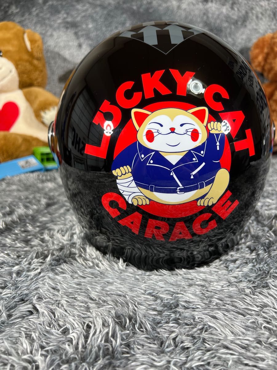 SHOEI グラムスター 招き猫 グラフィックの限定コラボモデル TC-5 M