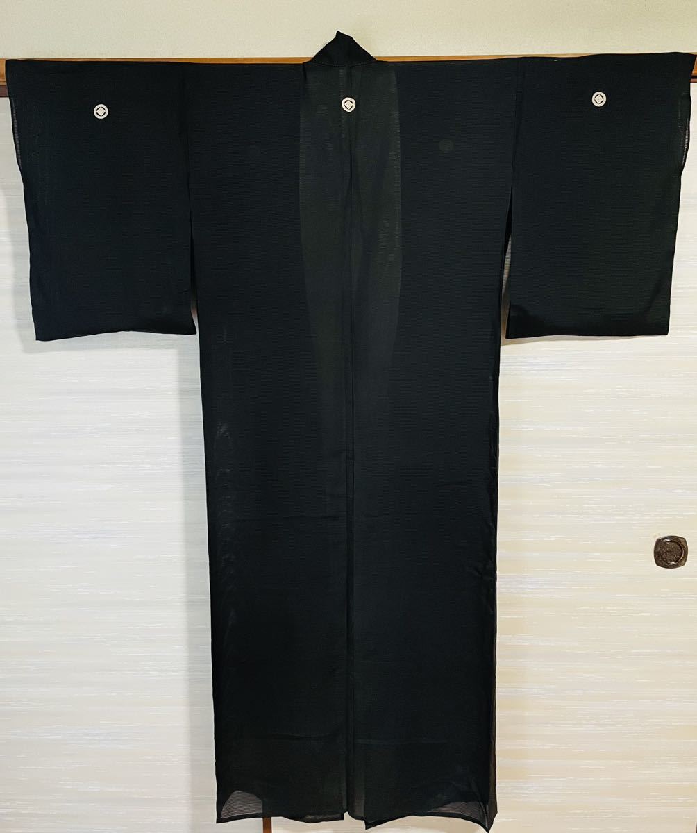 人気ショップが最安値挑戦!】 IK-729 夏着物 絽 黒留袖 刺繍