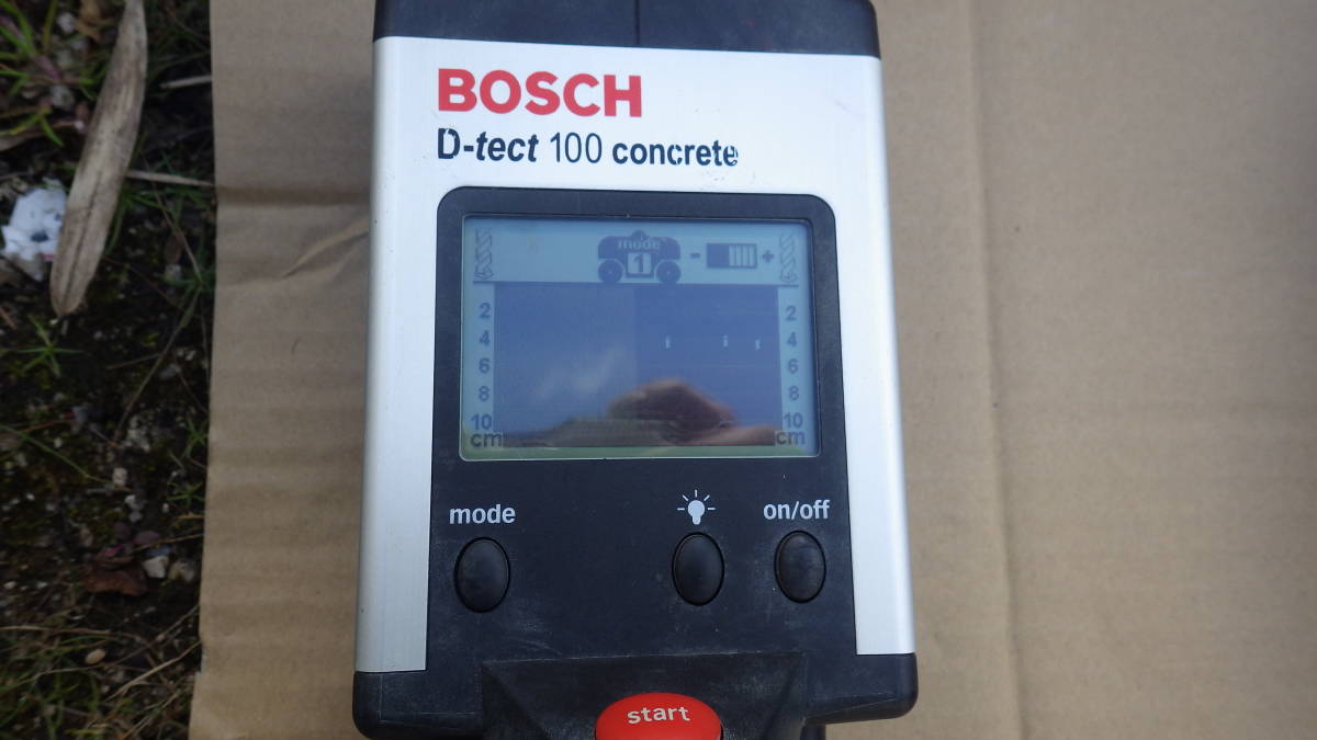 BOSCH D-TECT100 　鉄筋センサー　ウォ―ルスキャナー_画像4