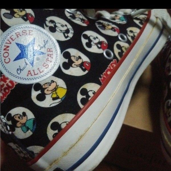 コンバース　CONVERSE　オールスターシリーズALLSTAR　ディズニーミッキーマウスデザインハイカットスニーカー