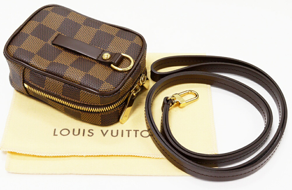 LOUIS VUITTON Etui / Okapi Size PM Damier Ebene Canvas Brown N61738