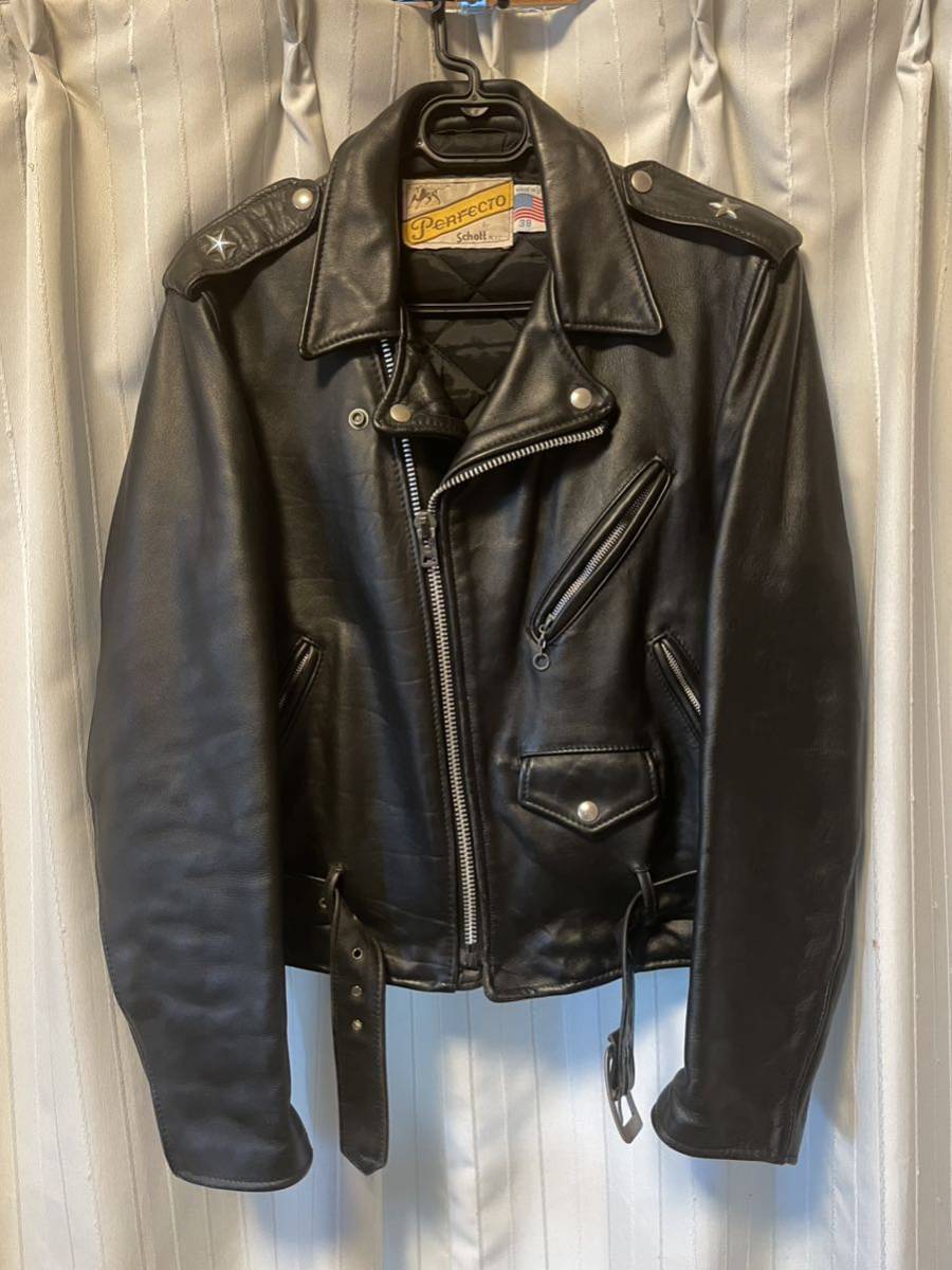 ヴィンテージ CYCLE RIDER Dポケ 60年代 38 schott 高価値 www