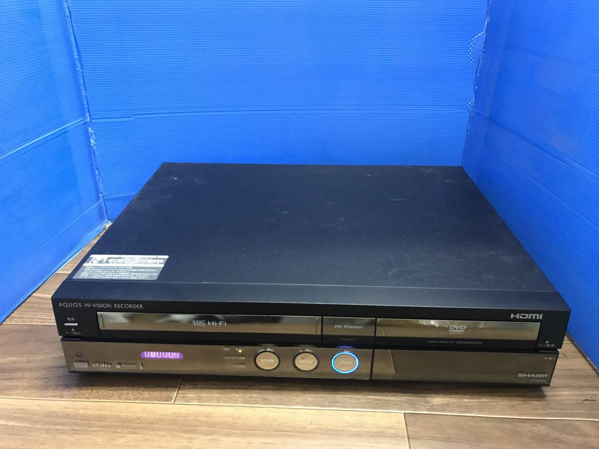 人気ショップ SHARP DV-ACV52 VHS/HDD/DVDレコーダー 中古品B-6894 HDD