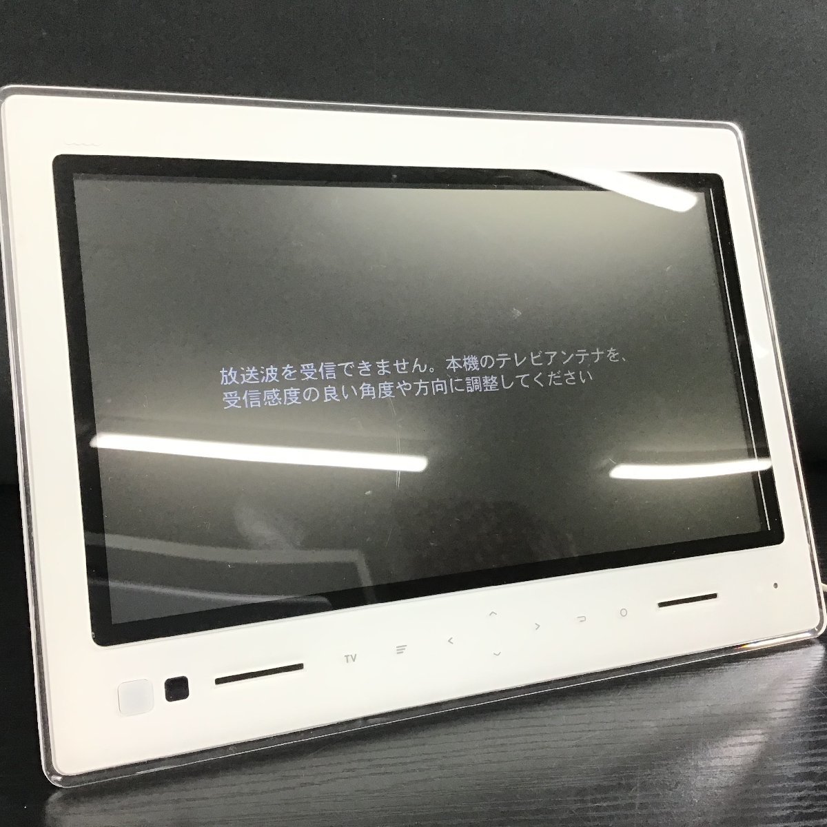 au PHOTO-U TV ZTS11SWA Full seg * portable tv with function photo frame * beautiful goods ** electrification verification settled *[ including in a package un- possible / consumer electronics kind selling out /01-237]
