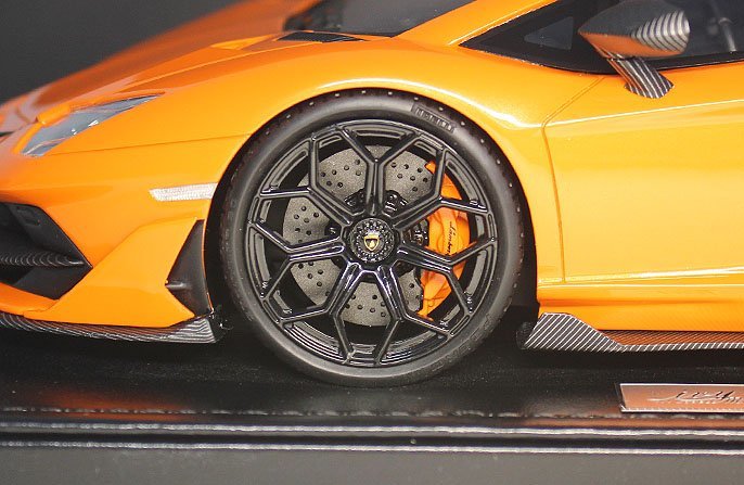 ▲最後1台！超貴重な！Orange！世界99台！IM 1/18 ランボルギーニ Aventador アヴェンタドール SVJ Novitec 新品 Resin Model LP700 L - 3