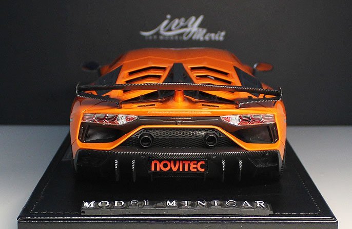 ▲最後1台！超貴重な！Orange！世界99台！IM 1/18 ランボルギーニ Aventador アヴェンタドール SVJ Novitec 新品 Resin Model LP700 L - 2