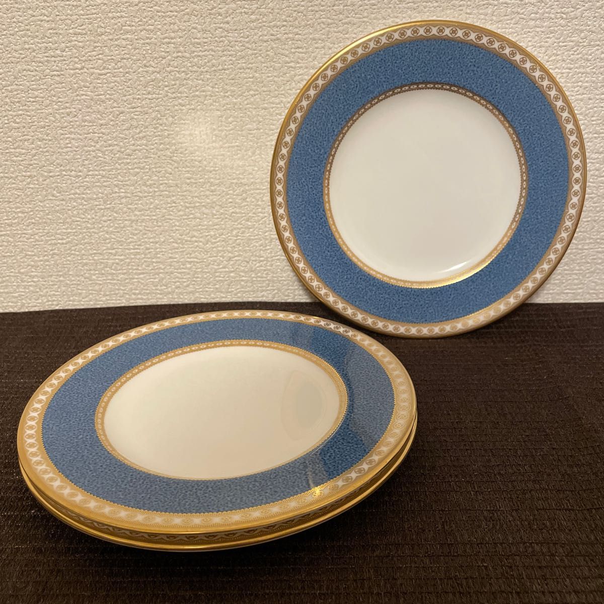 人気アイテム 希少品 WEDGWOOD 1枚 コロンビア パウダーブルー