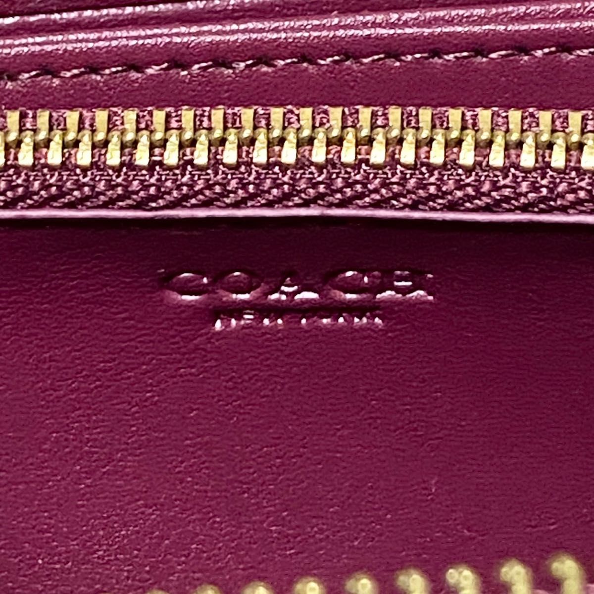 COACH アコーディオン ジップウォレット ベリー CC489｜PayPayフリマ