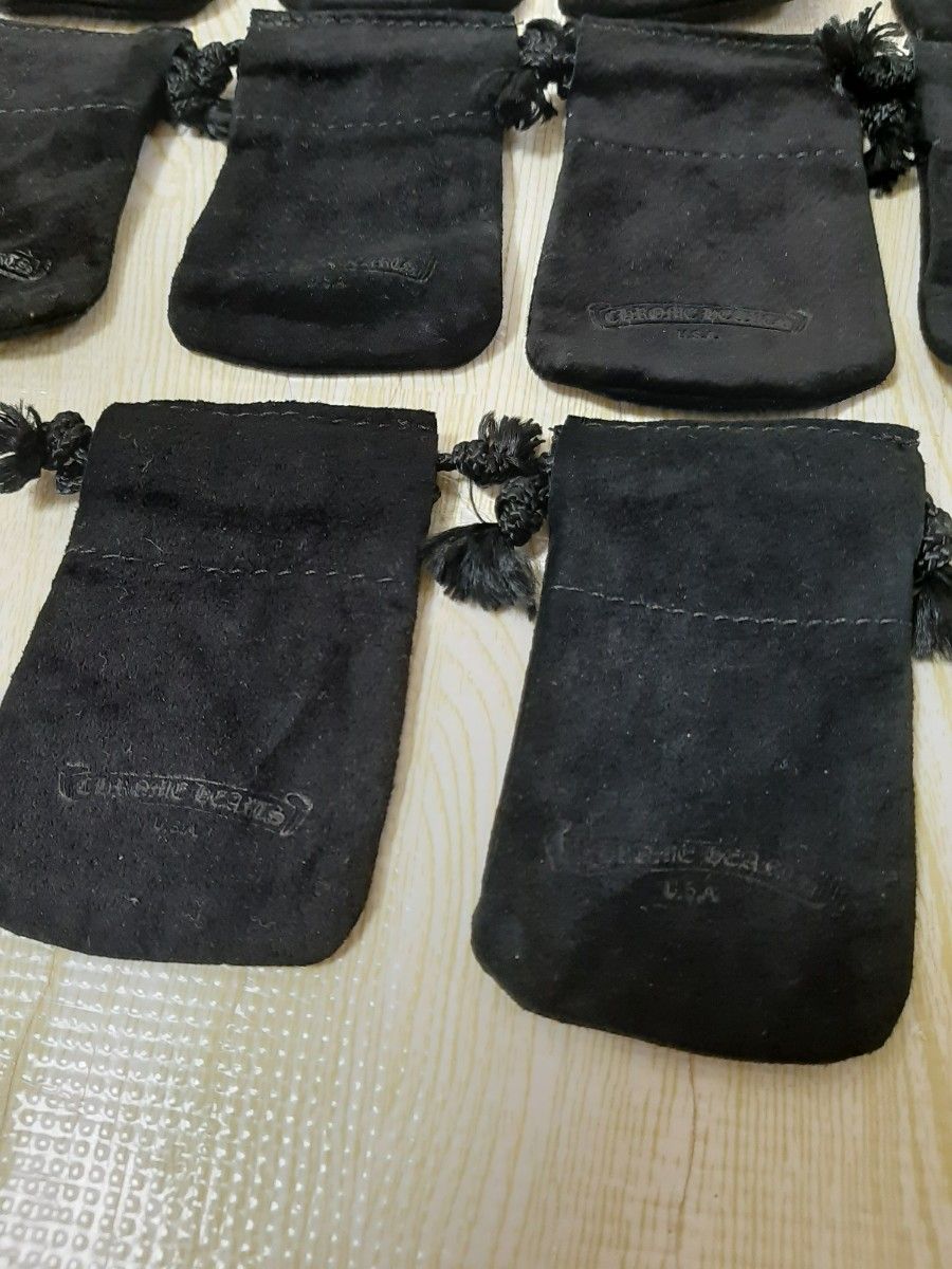 CHROME HEARTS クロムハーツ 革袋 巾着袋 レザーポーチ レザー