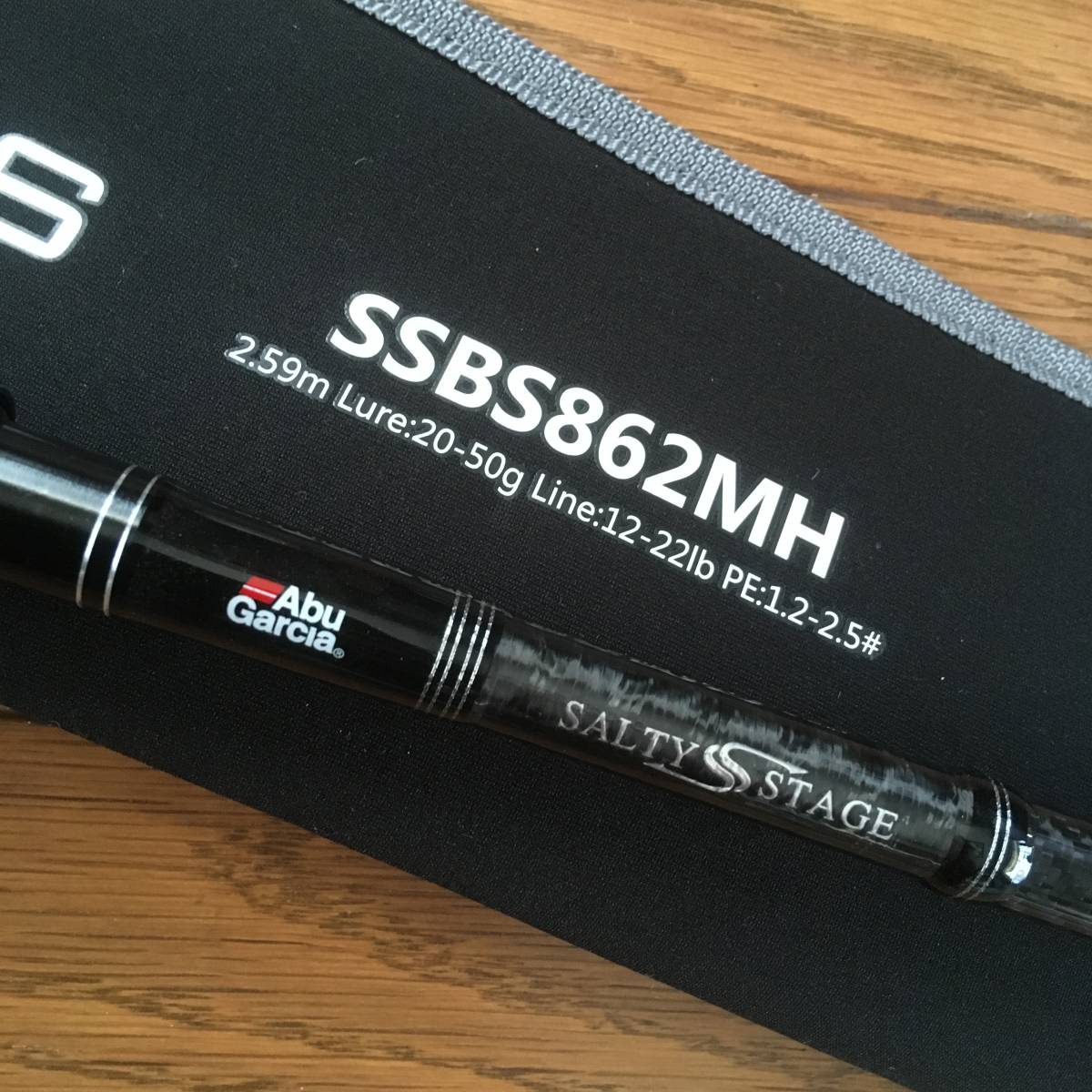 AbuGarcia Fuji製ガイド8.6ftスピニングロッド2ピース(MH) SALTY AbuGarcia Fuji製ガイド8.6ftスピニングロッド2ピース(MH) SALTY