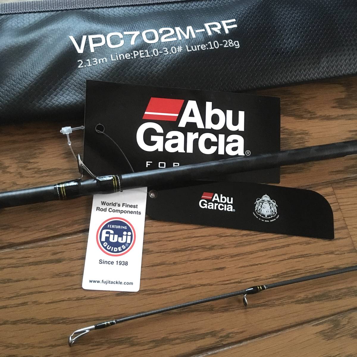 ☆訳あり AbuGarcia Fuji製ガイド7ft(2.1m)ベイトロッド2ピース(M