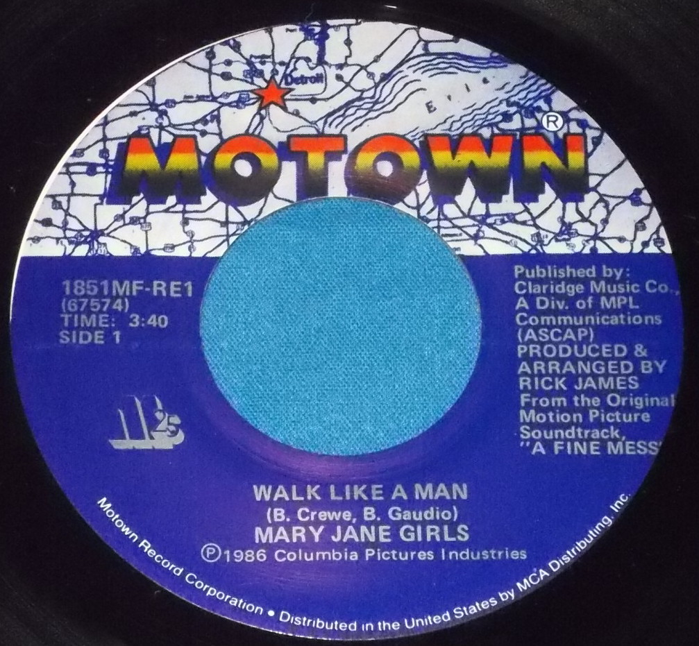 ☆7inch EP★US盤●MARY JANE GIRLS/メリー・ジェーン・ガールズ「Walk Like A Man/ウォーク・ライク・ア・マン」80sR&B名曲!●_画像3