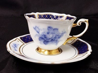 ヤフオク! - 大倉陶園 The Okura ブルーインペリアル カップ&...