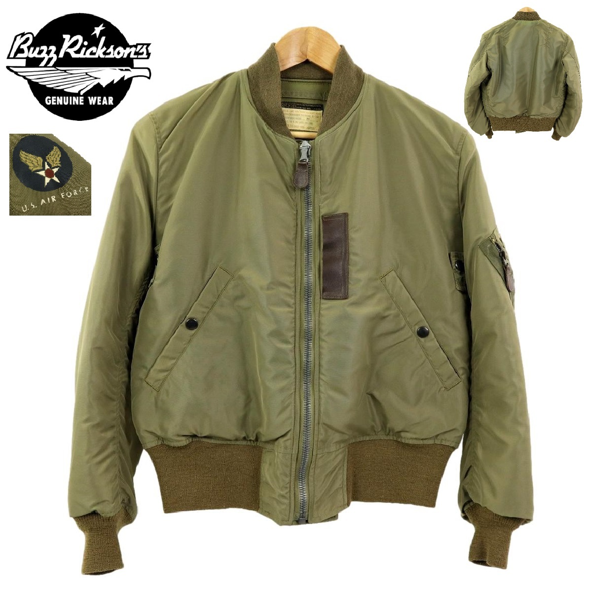 【B2047】【美品】【M品番】BUZZ RICKSON'S バズリクソンズ 東洋エンタープライズ MA-1 フライトジャケット M13509 M13510 サイズ36_画像1