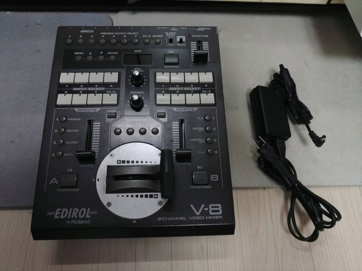 Roland EDIROL V-8 video mixer Roland EDR V-4 HD VJ Club Event image editing 