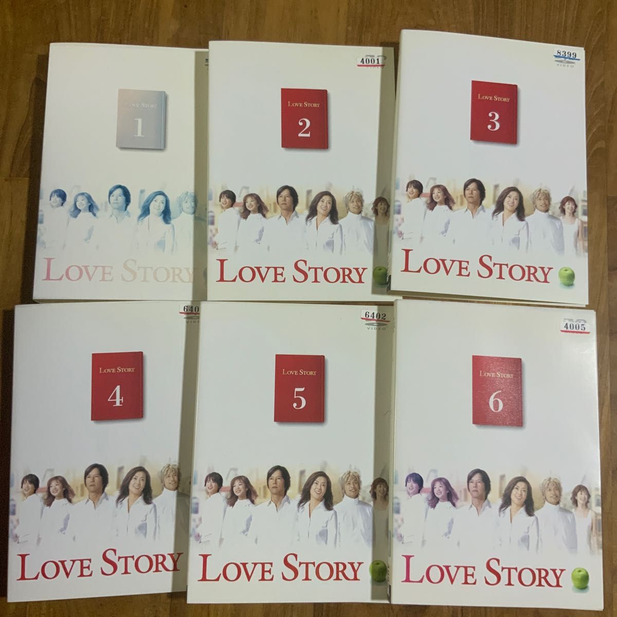 冬バーゲン☆特別送料無料！】 Love Story 全6巻 中山美穂/豊川悦司