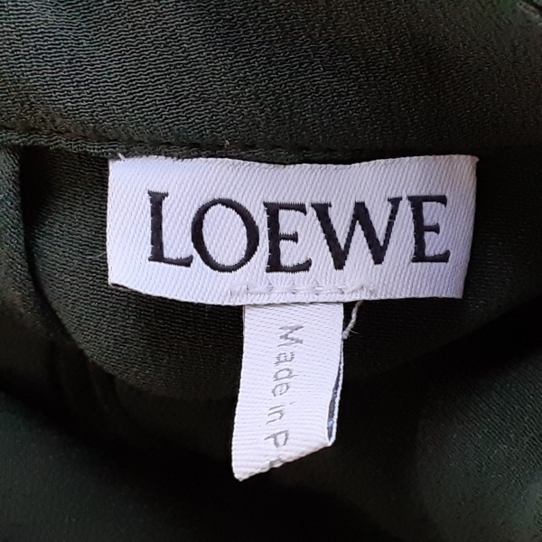 ロエベ LOEWE サイズ36 S ワンピース ハイネック ロング ダーク