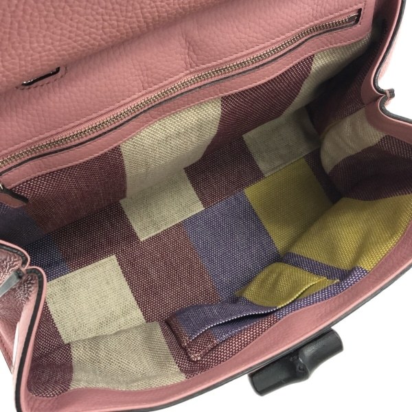 グッチ GUCCI ハンドバッグ 392013 バンブーデイリー レザー ピンク