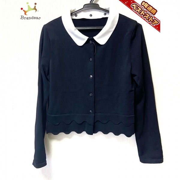 ヤフオク! - ルネ Rene カーディガン サイズ38 M - 黒×白