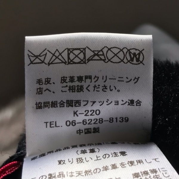 ペレリールッソ Pelley Lusso サイズM - 黒 レディース 長袖/ムートン