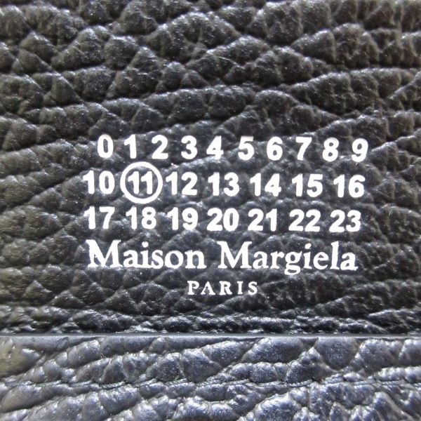 メゾンマルジェラ Maison Margiela レザー 黒 チェーンウォレット ...