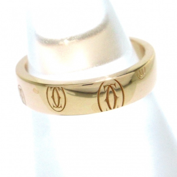 磨き済み□カルティエ Cartier リング 46 ハッピーバースデー K18PG
