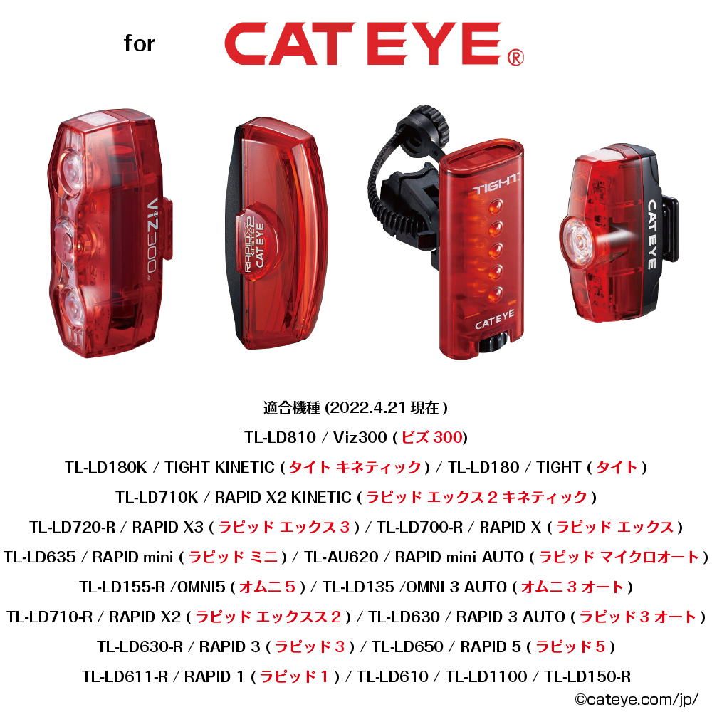 [レックマウント] Oリング型 セーフティライトマウント キャットアイ用【Oring2-CATTail】CATEYE テールライト用_画像5