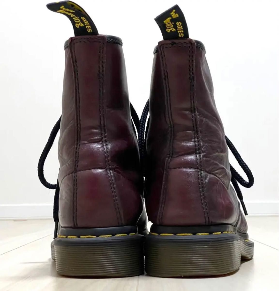 ★Dr.Martens ドクターマーチン 8ホール ブーツ バーガンディUK4★