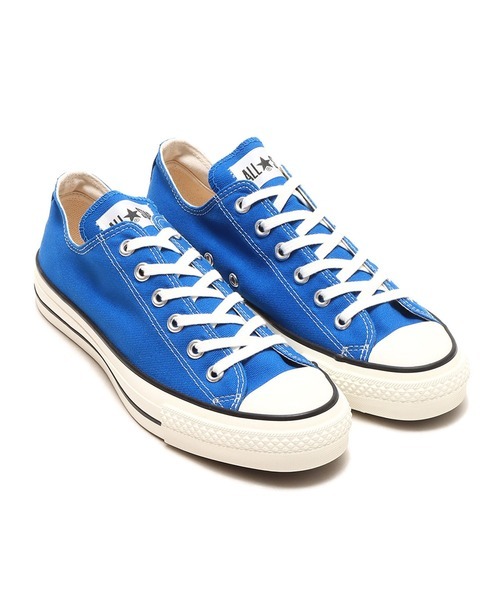  made in Japan Converse canvas all Star J OX blue 8 -inch 26.5cm sneakers limitation color 