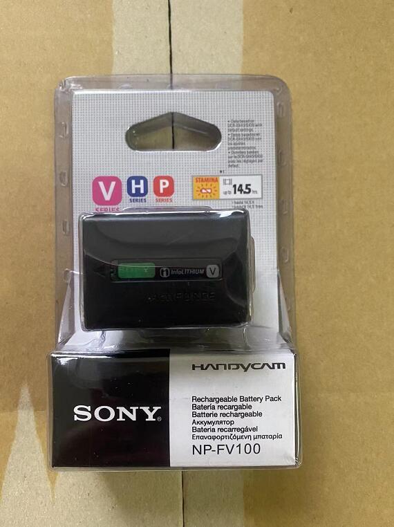 新品未使用品 SONY NP-FV100 バッテリーパック 海外パッケージ_画像1