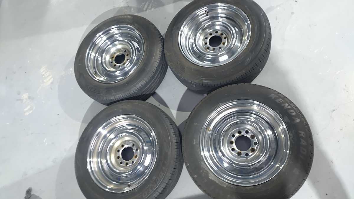 アメ車ホイール 鉄チン15インチ ピッチ120.65 5穴 Yahoo!オークション - メッキ 鉄チン15インチ 旧車 アメ車