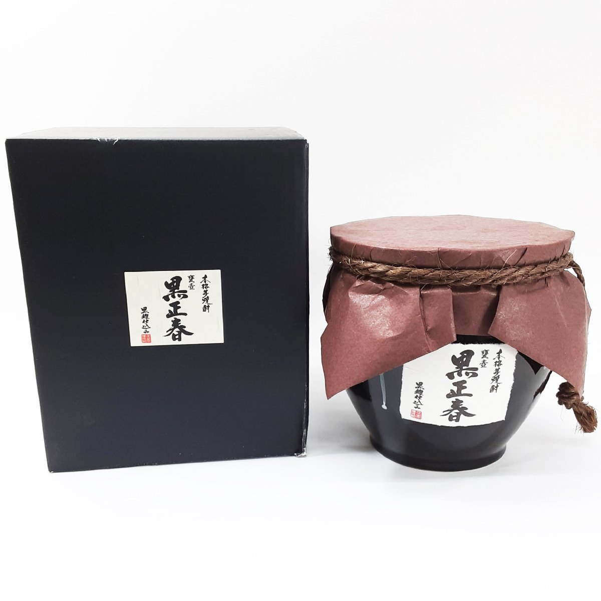 ヤフオク! - 黒正春 甕壺 黒麹仕込み 本格芋焼酎 宮崎 正春酒造 18...