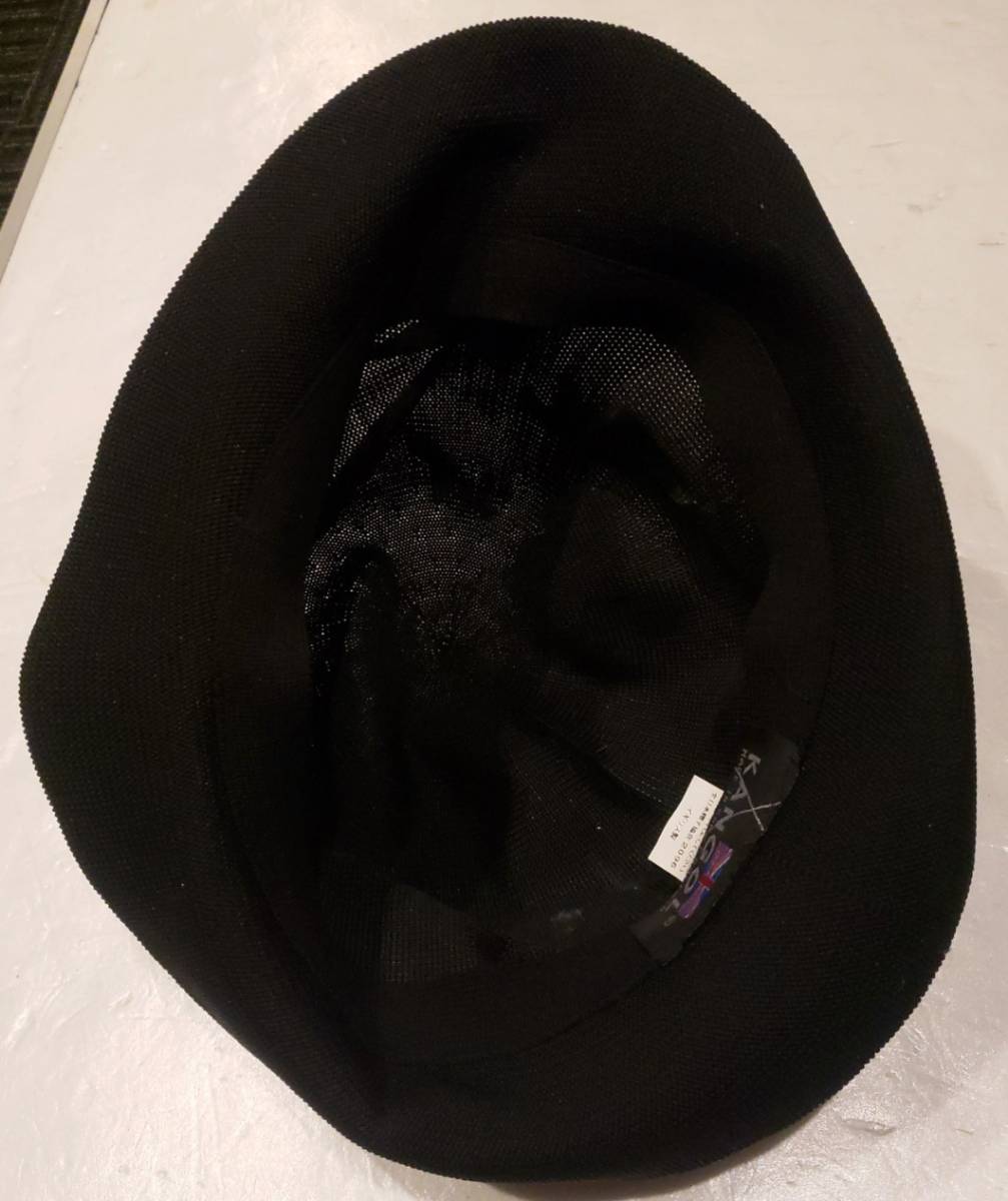  Kangol KANGOL England made Vintage yellowtail m hat black 