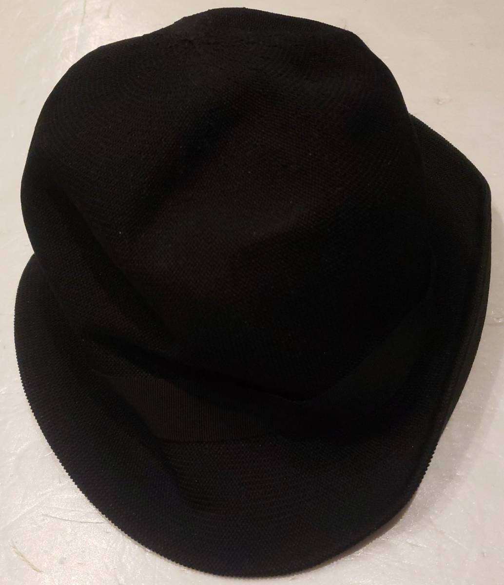  Kangol KANGOL England made Vintage yellowtail m hat black 