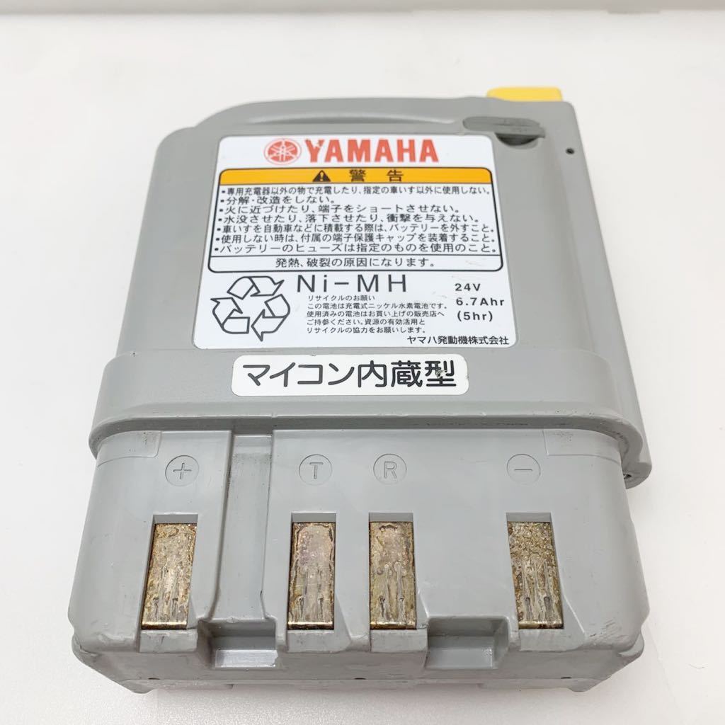 MKDM20 動作品　YAMAHA 電動車椅子用 バッテリー JWB2 24V ニッケル水素 LED点灯数5_画像3