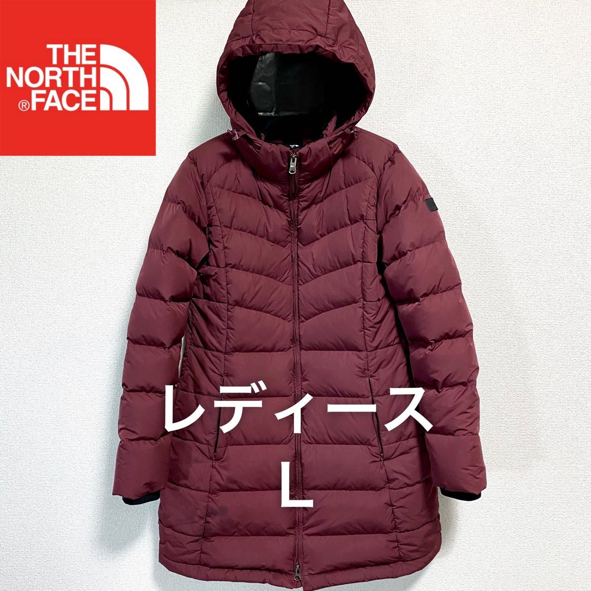 人気特価! THE NORTH FACE ダウンコート フード着脱可能 レディースL ノースフェイス 裏地ボア ダウンジャケット