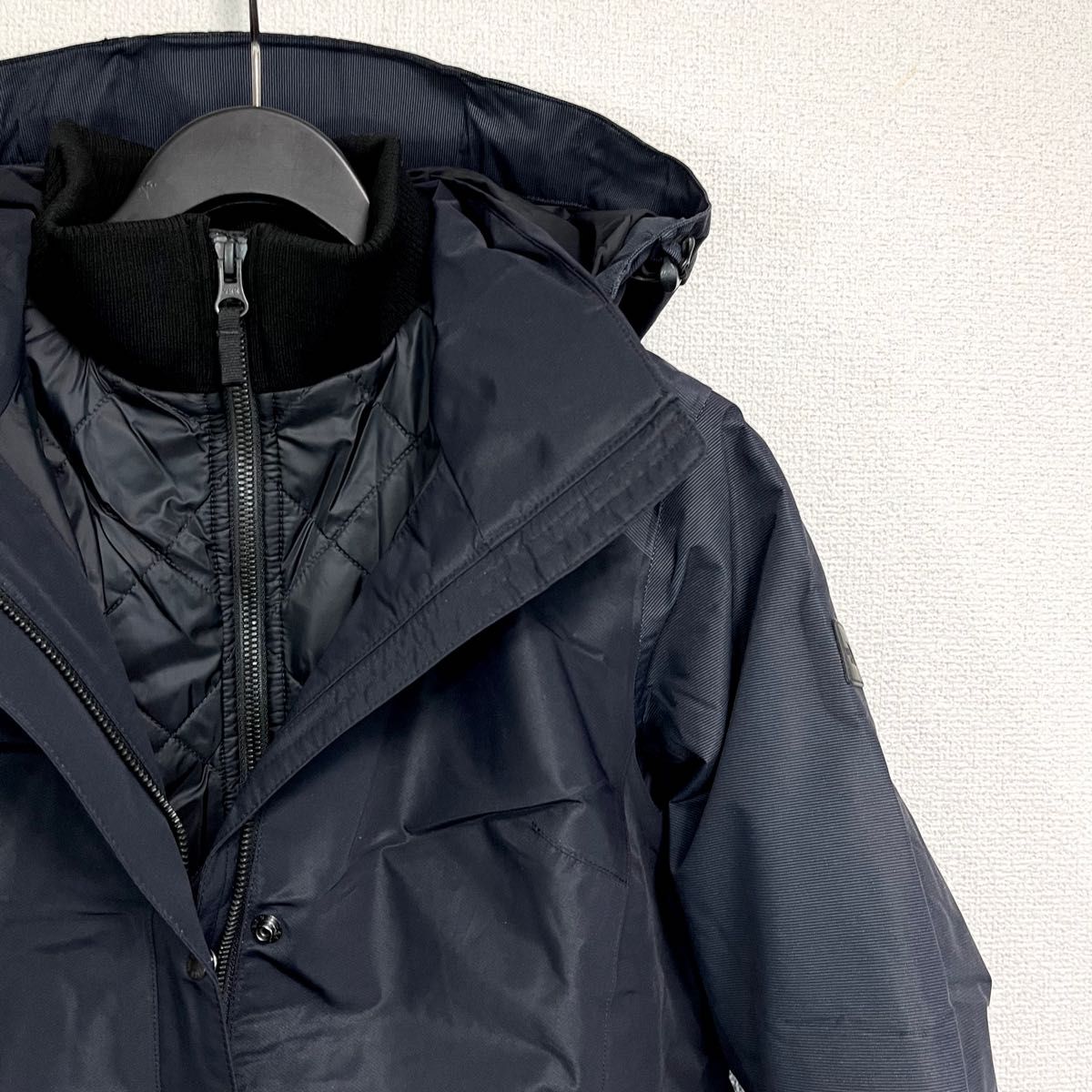新品特価 ノースフェイス マウンテンコート 軽量極暖 中綿ジャケット付 防水 レディースS THE NORTH FACE ブラック