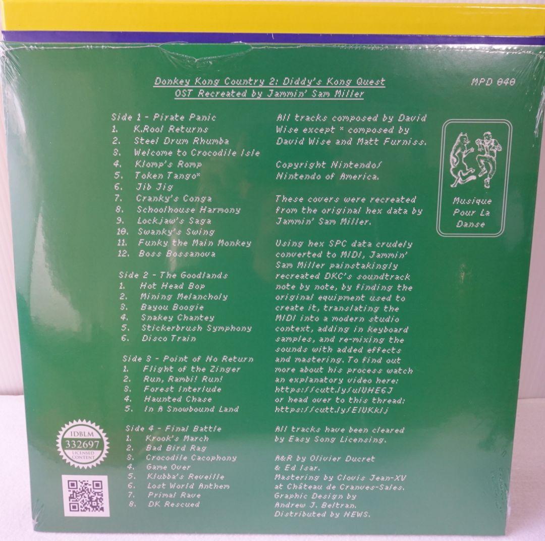 【ボックスセット、完品】ドンキーコングカントリー1.2.3 soundtrack サウンドトラック Jammin Sam Vinyl LP レコード 7