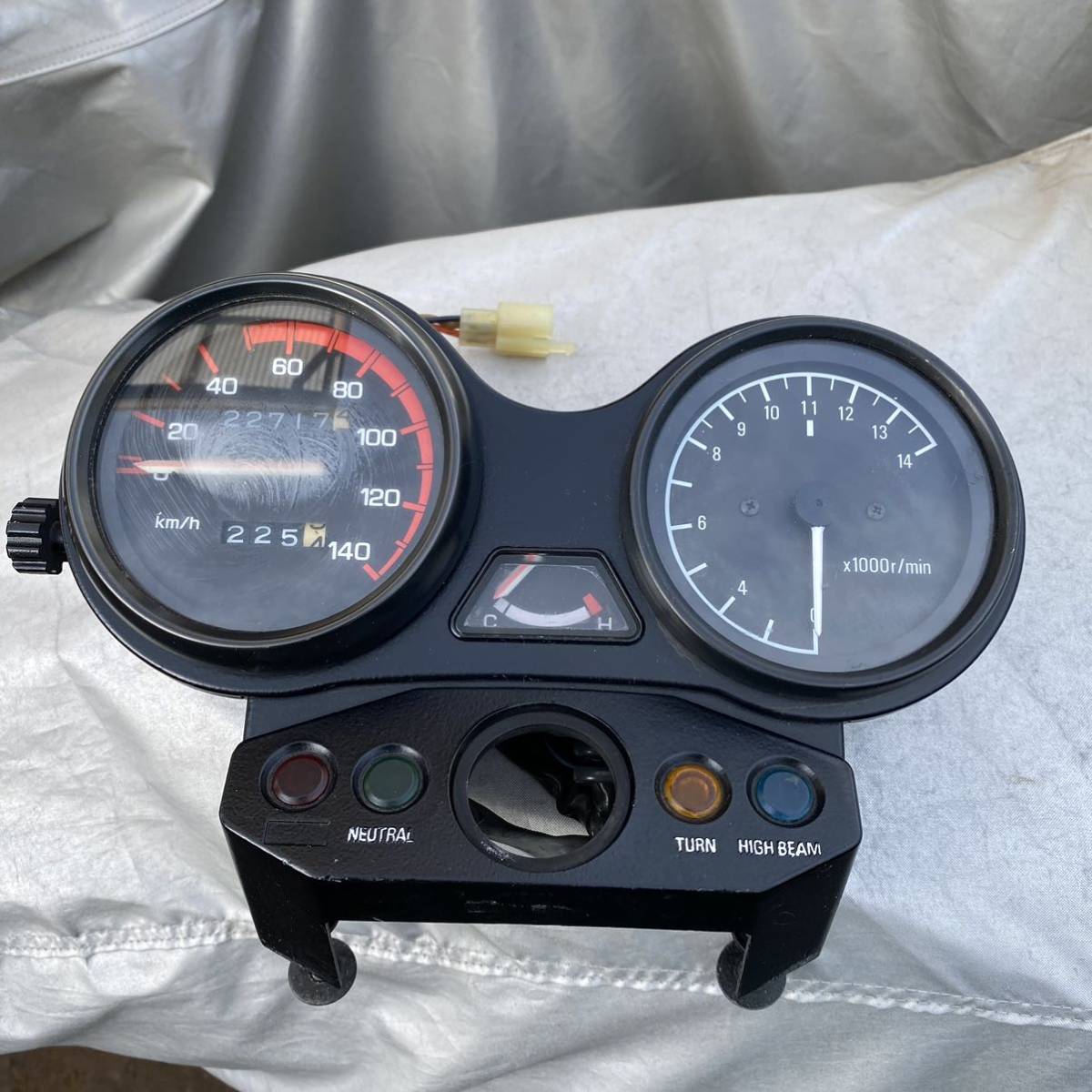 ヤマハ TZR125 メーターASSY TZ125タコメーター加工品 パーツ