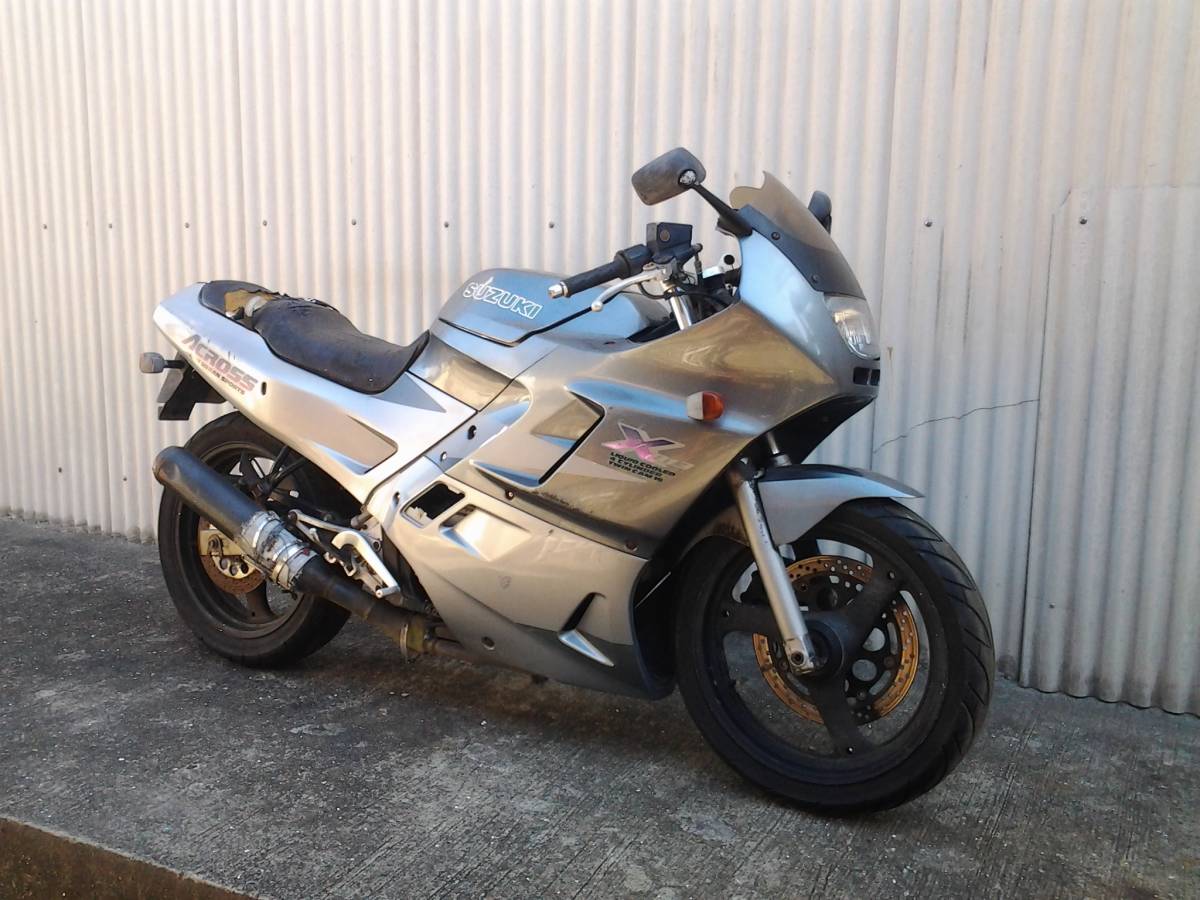 トップ スズキ アクロス250 書無し 鍵無し 不動 GJ75A-106 部品取り車